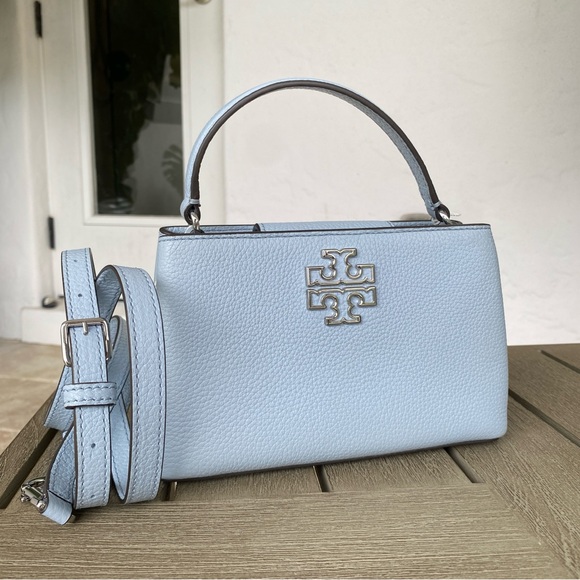 50%OFF★Tory Burch★BRITTEN MICRO SATCHEL 145357 Amazon.com: Tory Burch 145357 Britten Moos Brown With Gold